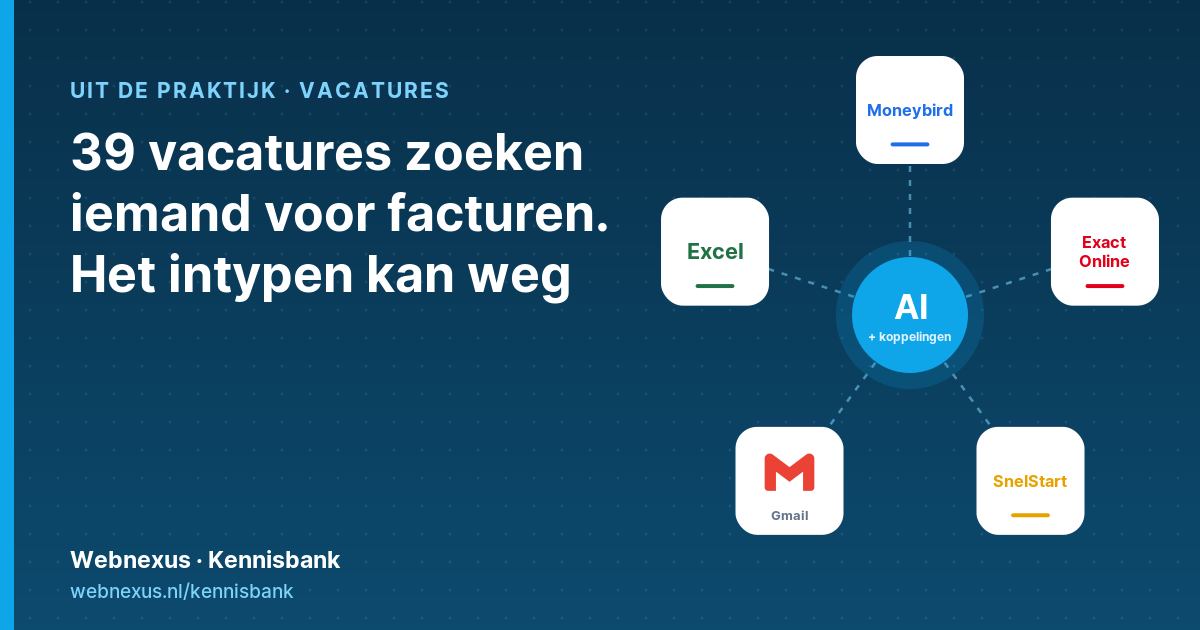 Titelbeeld: 39 vacatures voor facturen, uit de praktijk
